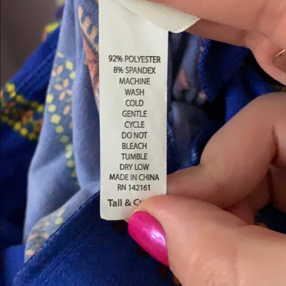 Black Aztec LuLaRoe TC Leggings - Picture 5 of 5